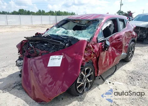 2019 Toyota C-Hr Xle z USA, uszkodzony, nr VIN JTNKHMBX2K1023128